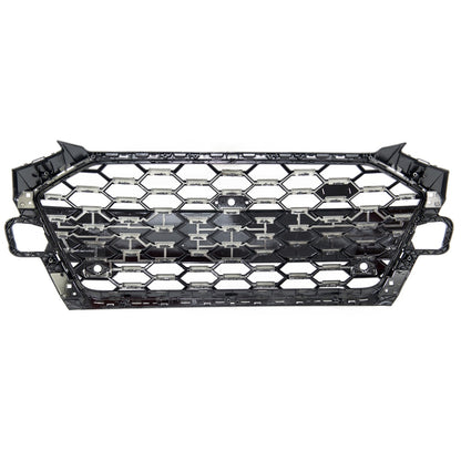 Sport Grill Silber-Schwarz mit Kamera AUDI A4 B9 Limousine Avant Facelift 2019-2023 RS Style