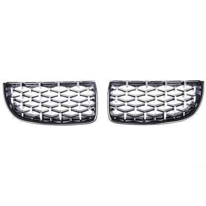 Grill Hochglanz Schwarz & Chrom passend für BMW 3er E90 E91 2005-2008