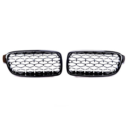 Hochglanz Schwarz & Chrom Grill passend für BMW 3er F30 F31 2011-2019