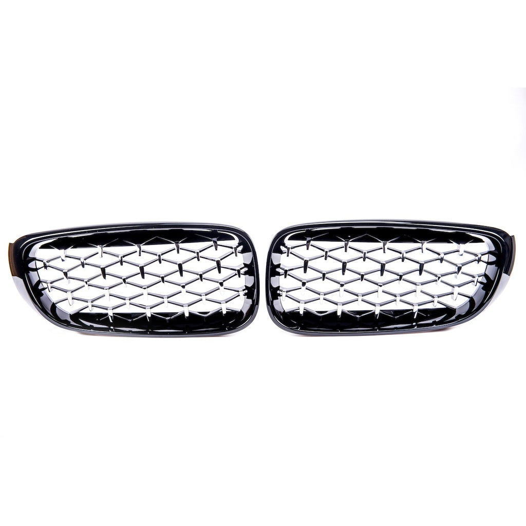 Sport Kühlergrill Glänzend Schwarz Chrom BMW 3 F34 Gran Turismo 2013-2020 ABS Kunststoff