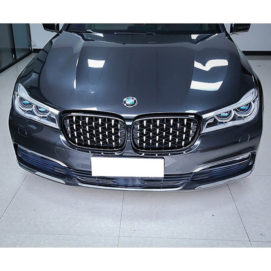 Sport Kühlergrill Glanzschwarz Chrom BMW 7 G11 G12 Pre-Facelift 2015-2019 Modell