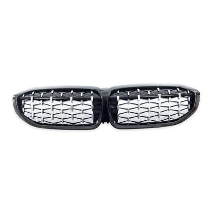 Hochglanz Schwarz Chrom Frontgrill passend für BMW 3er G20 G21 2019-2022