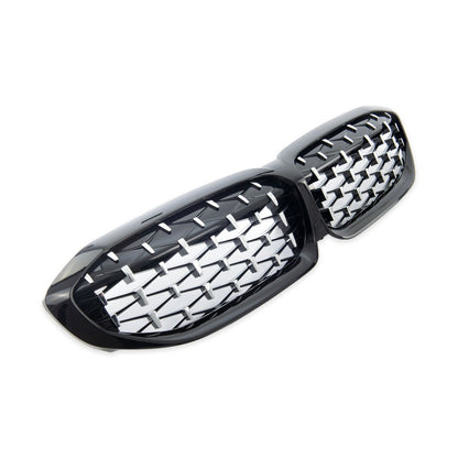 Hochglanz Schwarz Chrom Frontgrill passend für BMW 3er G20 G21 2019-2022
