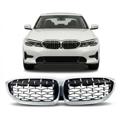 Voll Chrom Front Sportgrill passend für BMW 3er G20 G21 2019-2022