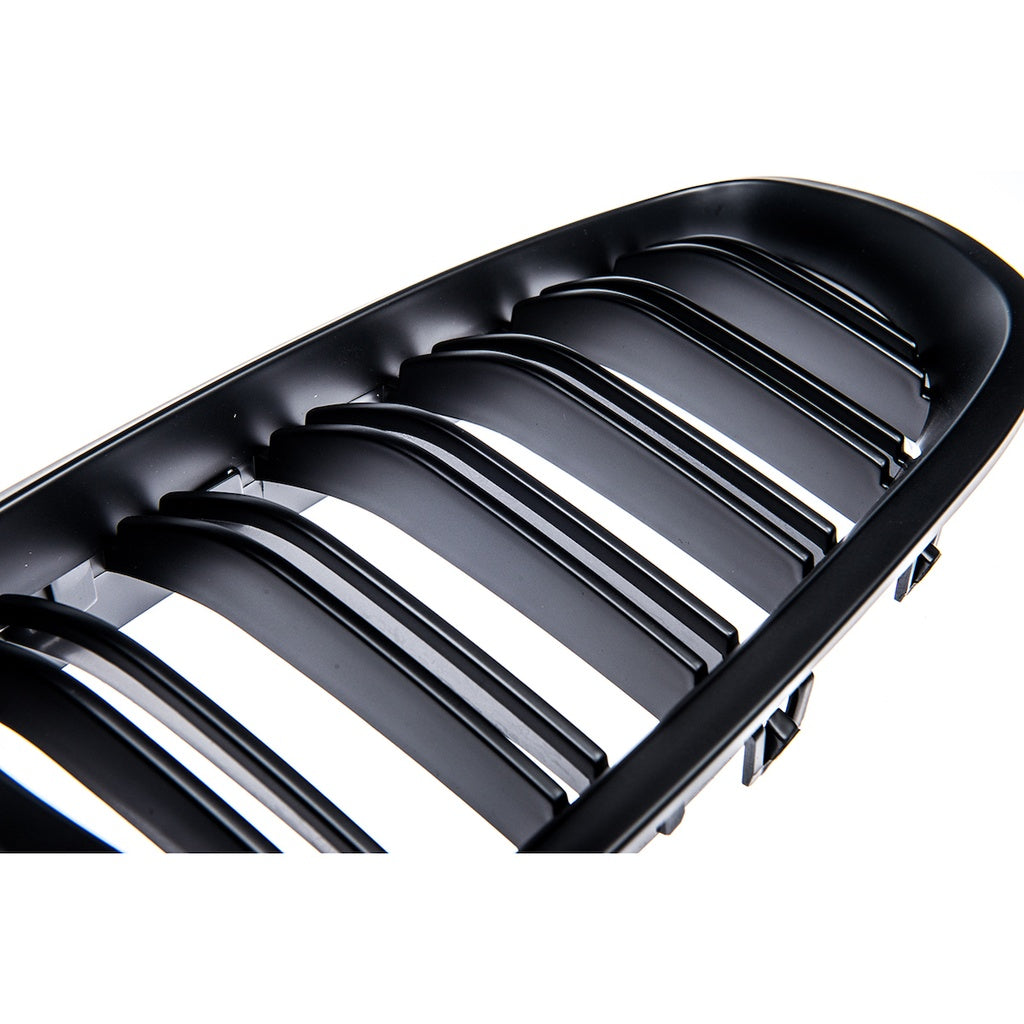 Sport Kühlergrill Dual Line Matt Schwarz BMW 5 Limousine Touring 2010-2018 