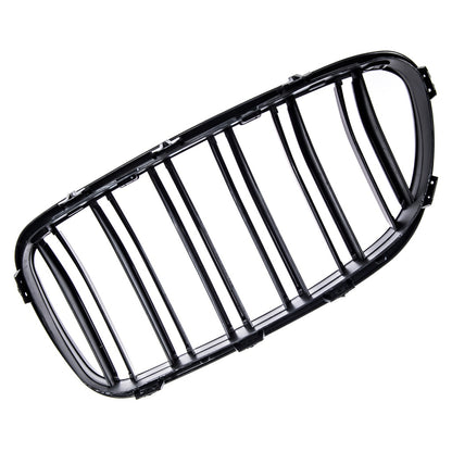 Sport Kühlergrill Dual Line Matt Schwarz BMW 5 Limousine Touring 2010-2018 