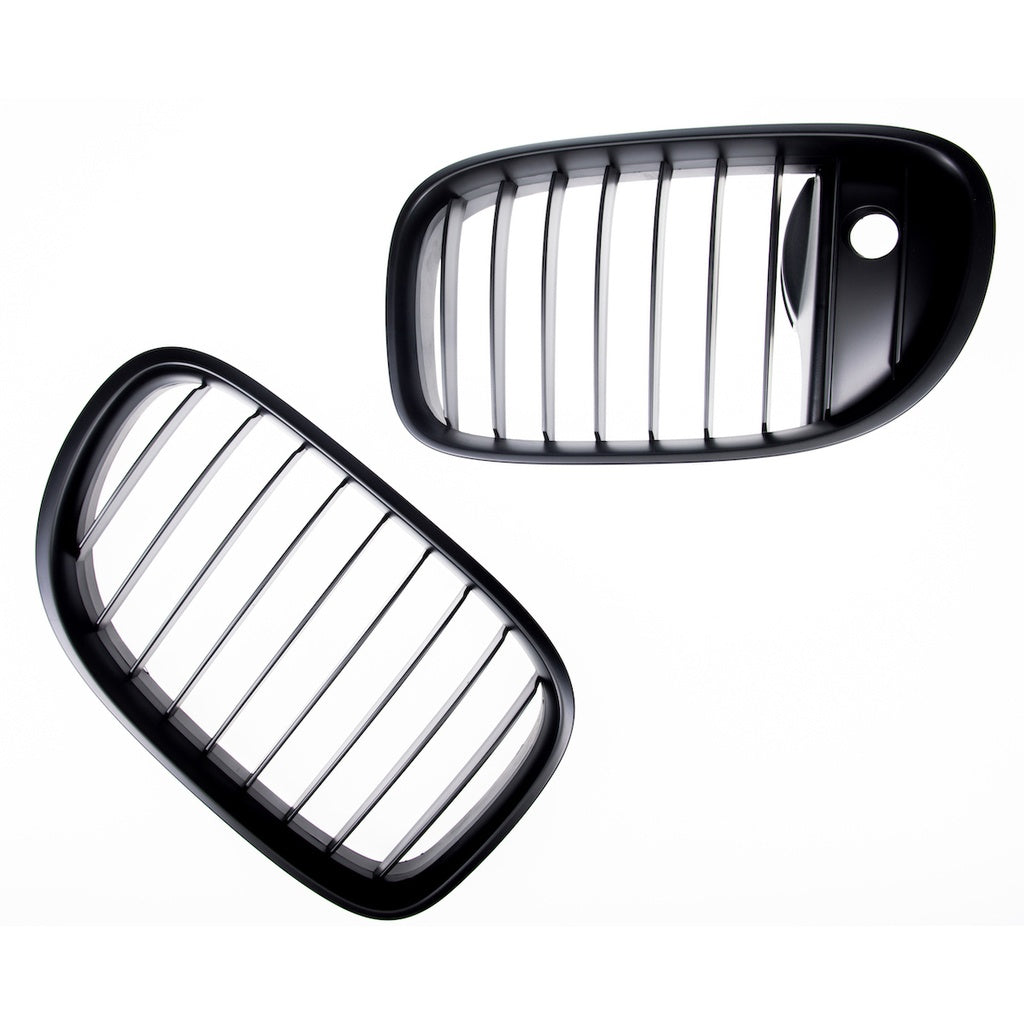 Sport Kühlergrill Mattschwarz mit Kamera BMW 7 F01-F04 2008-2015