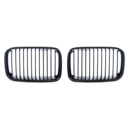 Frontgrill Hochglanz Schwarz passend für BMW 3er E36 1991-1996