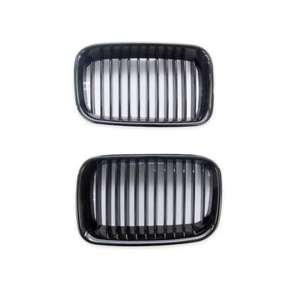 Frontgrill Hochglanz Schwarz passend für BMW 3er E36 1991-1996