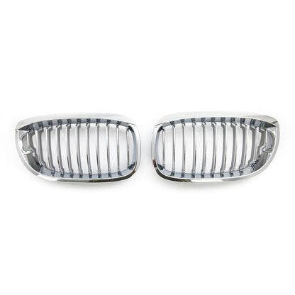 Sport Kühlergrill Single Line Chrome für BMW 3 E46 Coupe Cabrio Facelift 2003-2006