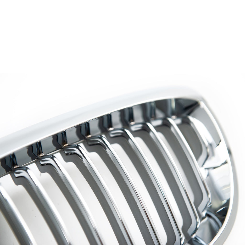 Sport Kühlergrill Single Line Chrome für BMW 3 E46 Coupe Cabrio Facelift 2003-2006