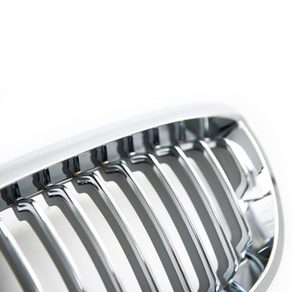 Sport Kühlergrill Single Line Chrome für BMW 3 E46 Coupe Cabrio Facelift 2003-2006