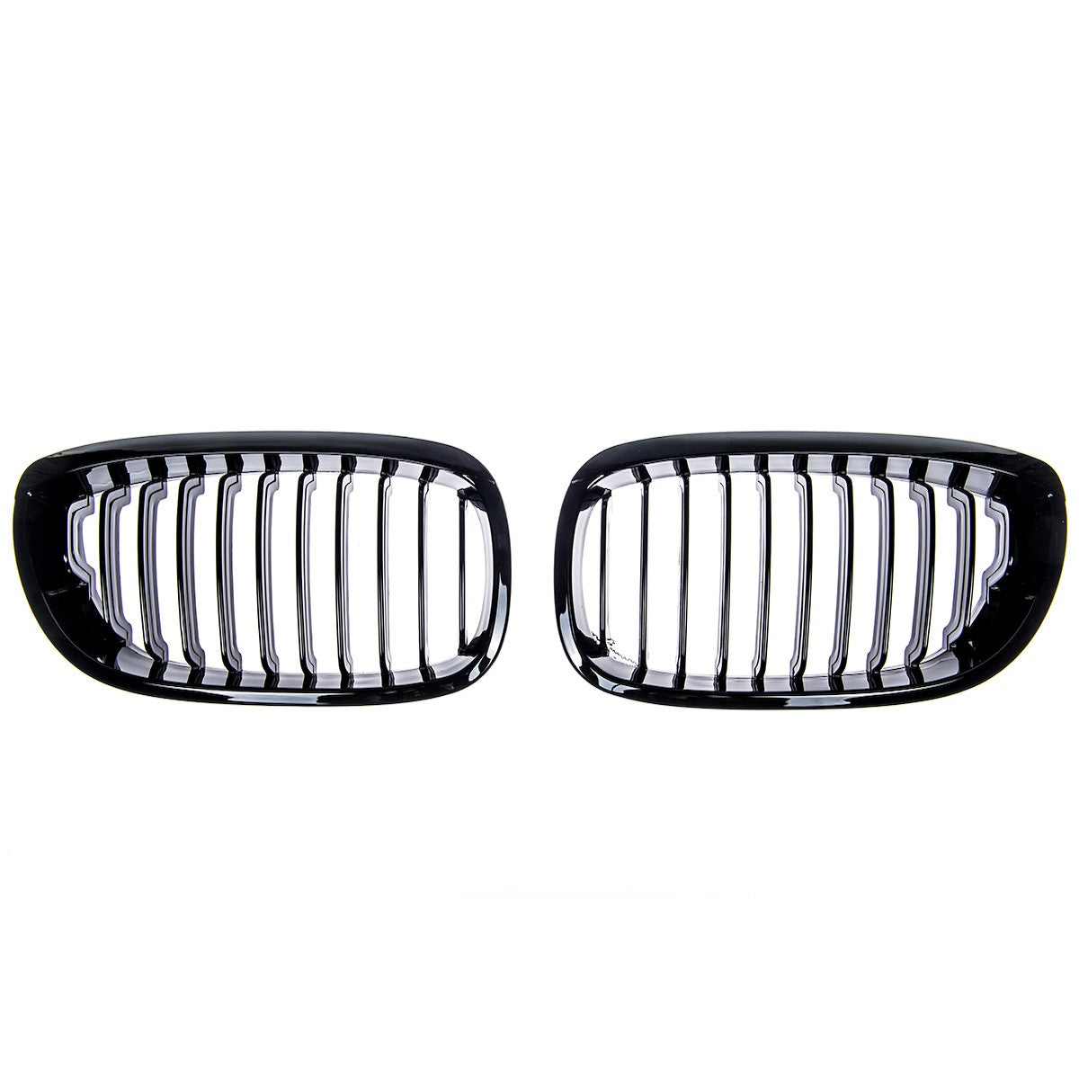 Kühlergrill Hochglanz Schwarz passend für BMW 3er E46 Coupé Cabrio 2003-2007