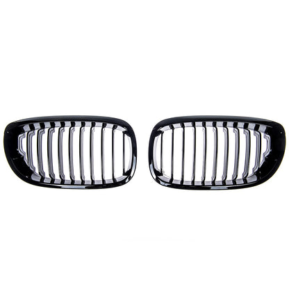 Kühlergrill Hochglanz Schwarz passend für BMW 3er E46 Coupé Cabrio 2003-2007