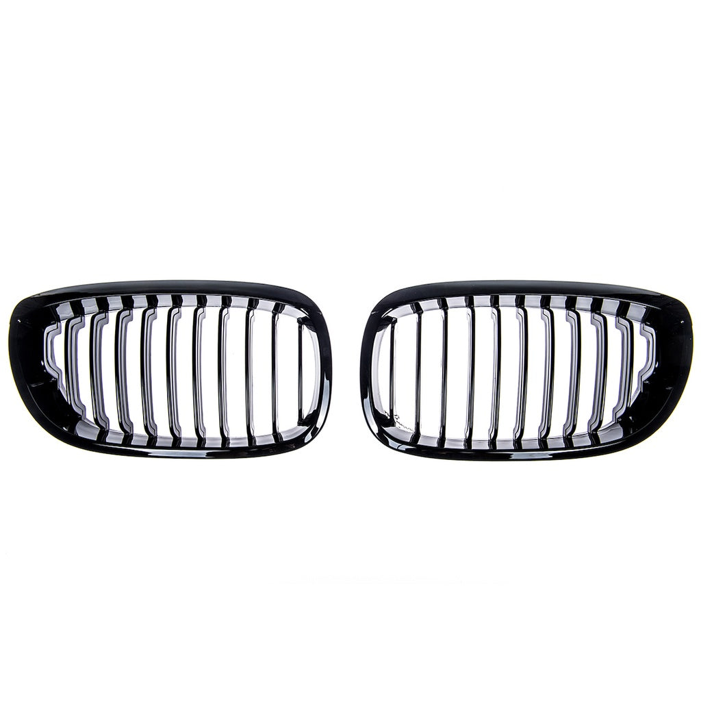 Kühlergrill Gloss Black für BMW 3 E46 Coupe Cabrio Facelift 2003-2007 Single Line