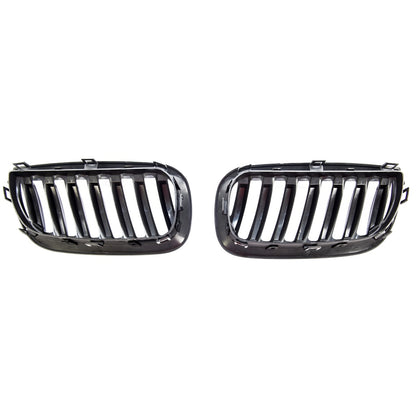 Sport Grill Single Line Gloss Black BMW X3 E83 Pre-Facelift 2003-2006 ABS-Kunststoff
