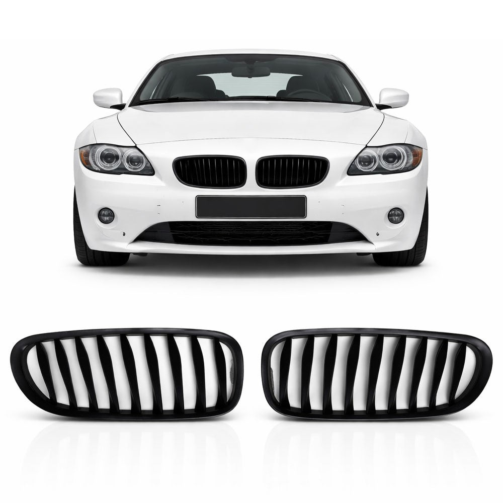 Grill Einzellinie Matt Schwarz passend für BMW Z4 (E85/E86) 2002-2008