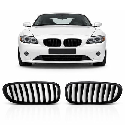 Grill Einzellinie Matt Schwarz passend für BMW Z4 (E85/E86) 2002-2008