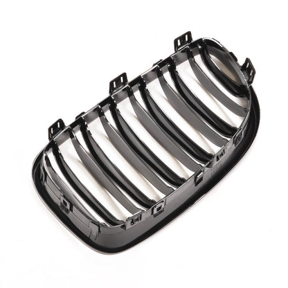 Sportgrill Hochglanz Schwarz Doppellinie passend für BMW 1er E81-E88 2007-2012