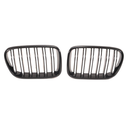 Sportgrill Hochglanz Schwarz Doppel-Linie passend für BMW X3 F25 2010-2014