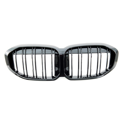 Hochglanz Schwarz Sportgrill Dual Line passend für BMW 1er F40 2019-Heute