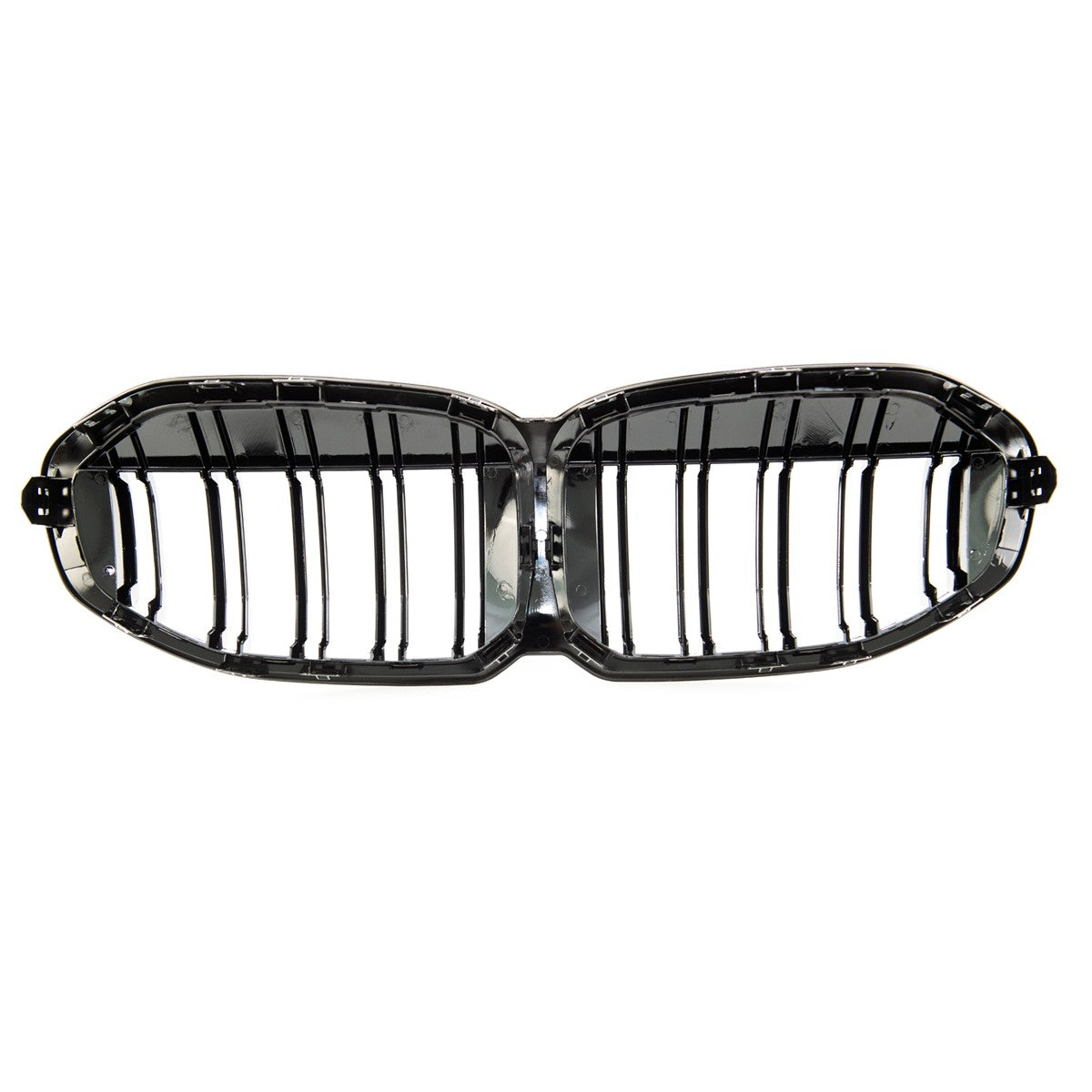 Hochglanz Schwarz Sportgrill Dual Line passend für BMW 1er F40 2019-Heute