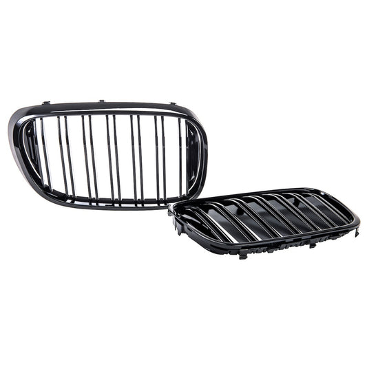 Sport Kühlergrill Dual Line Gloss Black für BMW 7 G11 G12 Pre-Facelift 2015-2019