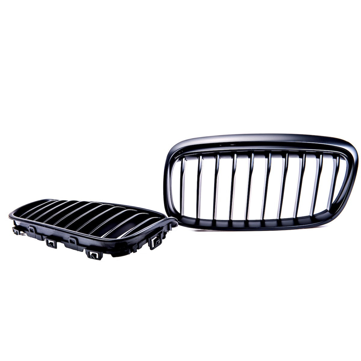 Matt Schwarz Einzel-Linie Sportgrill passend für BMW 2er F45 2014-2018