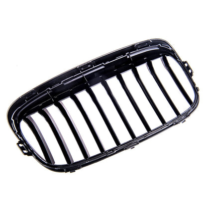 Matt Schwarz Einzel-Linie Sportgrill passend für BMW 2er F45 2014-2018