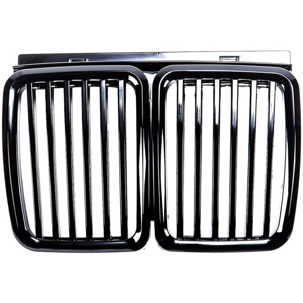 Sport Grill Single Line Gloss Black für BMW 3 E30 Modell 1987-1994
