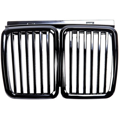 Sport Grill Single Line Gloss Black für BMW 3 E30 Modell 1987-1994