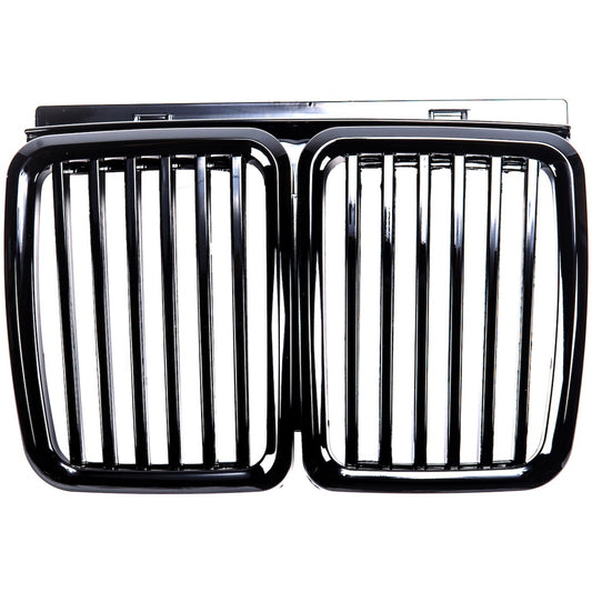 Sport Grill Single Line Gloss Black für BMW 3 E30 Modell 1987-1994