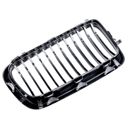 Hochglanz Schwarzer Einlinien Kühlergrill passend für BMW 7er E38 1994-2001