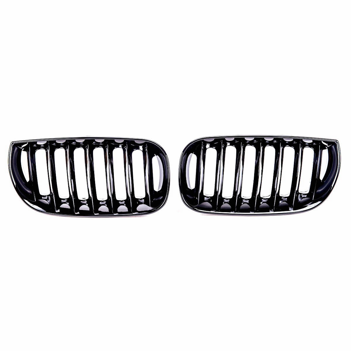 Sportgrill Einzel-Linie Hochglanz Schwarz passend für BMW X3 (E83) Pre-Facelift 2003-2006