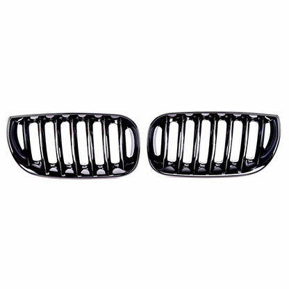 Sportgrill Einzel-Linie Hochglanz Schwarz passend für BMW X3 (E83) Pre-Facelift 2003-2006