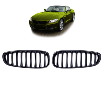 Matt Schwarz Einzellinie Kühlergrill passend für BMW Z4 (E89) 2009-2016