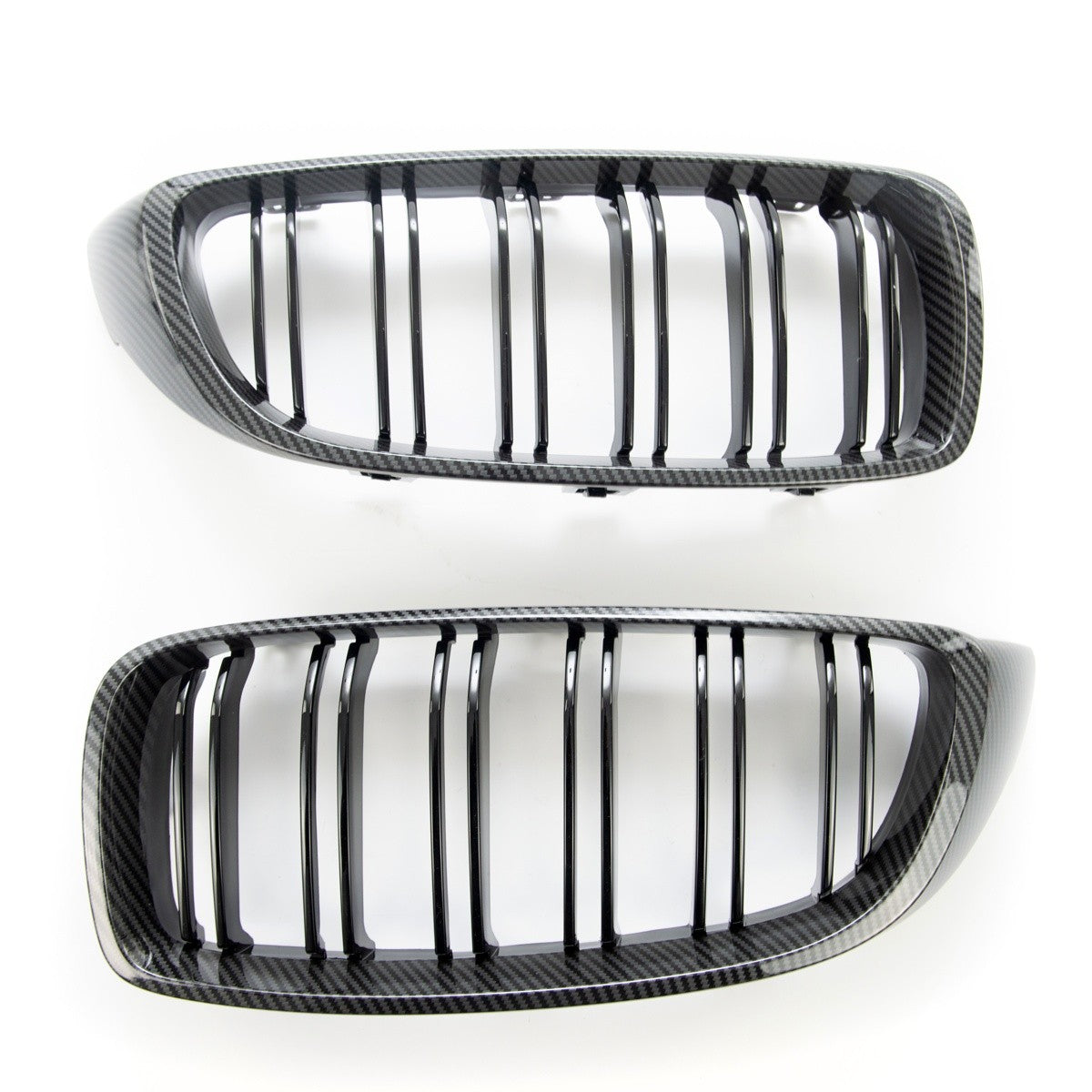 Dual Line Carbon-Optik Sportgrill passend für BMW 4er 2013-2021