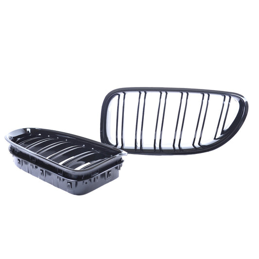 Sport Grill Dual Line Hochglanz Schwarz für BMW 6 Modelle 2011-2018