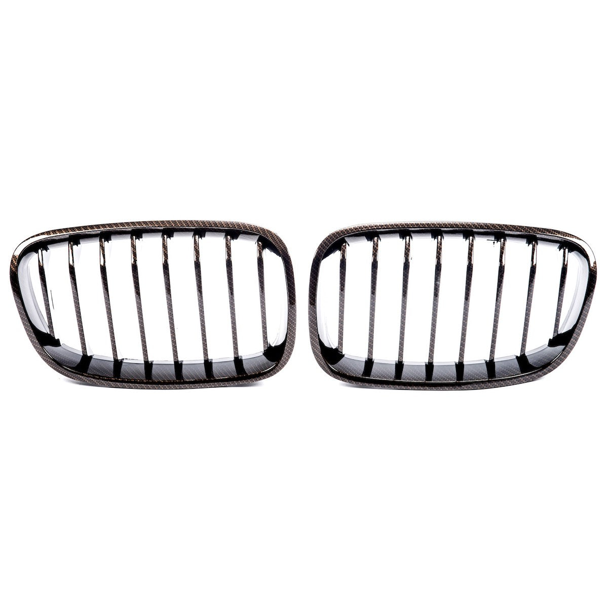 Kühlergrill Einzelstreifen Carbon-Optik passend für BMW 1er F20 F21 2011-2015