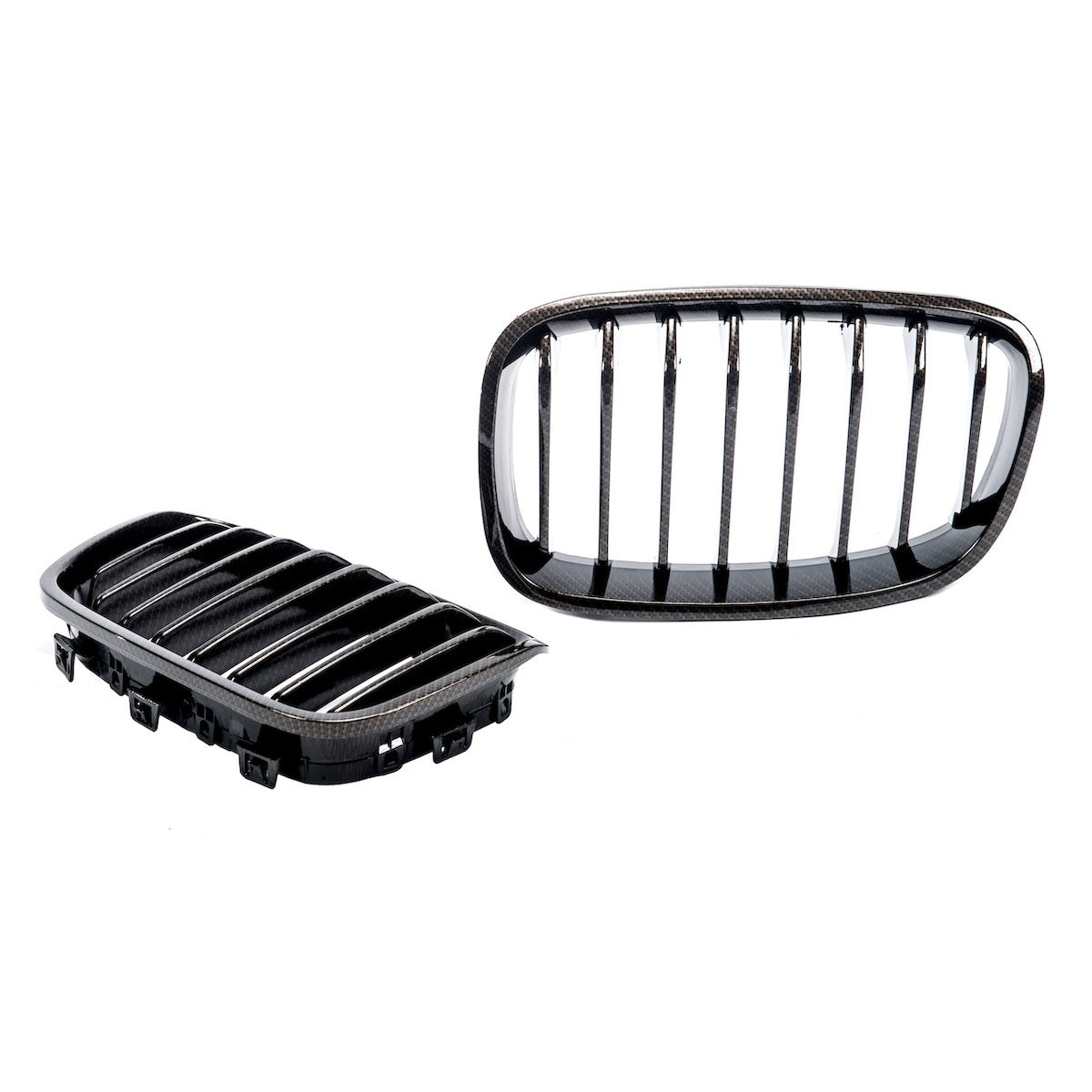 Kühlergrill Einzelstreifen Carbon-Optik passend für BMW 1er F20 F21 2011-2015