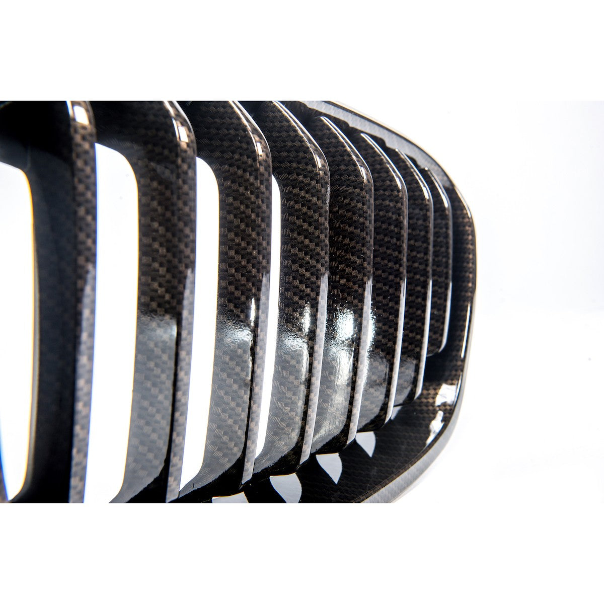 Kühlergrill Einzelstreifen Carbon-Optik passend für BMW 1er F20 F21 2011-2015