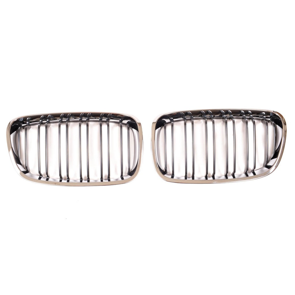 Sport Kühlergrill Dual Line Chrome & Black BMW 1 Hatchback 2011-2015