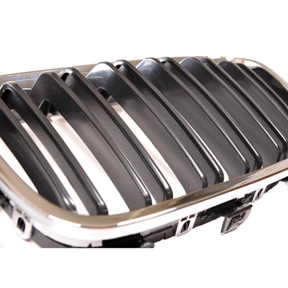 Sport Kühlergrill Dual Line Chrome & Black BMW 1 Hatchback 2011-2015