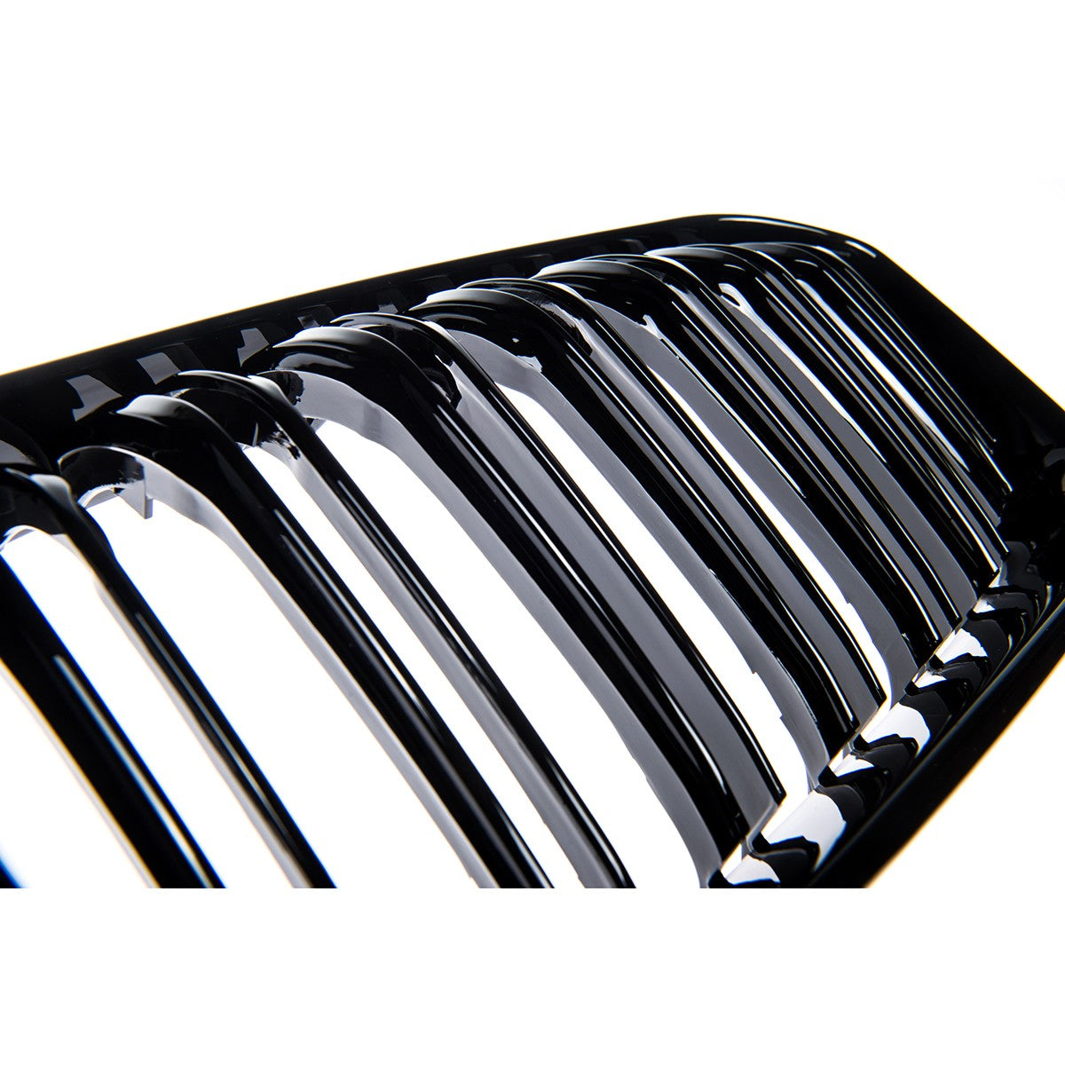 Frontgrill Hochglanz Schwarz Dual Line passend für BMW 1er F20 F21 2015-2019