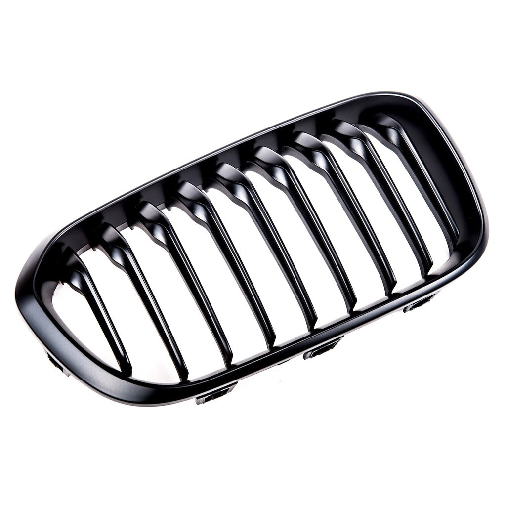 Sport Grill Single Line Mattschwarz für BMW 1 F20 F21 Hatchback Facelift 2015-2019 Modell BM201040