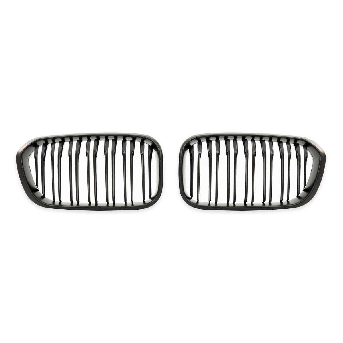 Frontgrill Dual Line Matt Schwarz passend für BMW 1er F20 F21 2015-2019