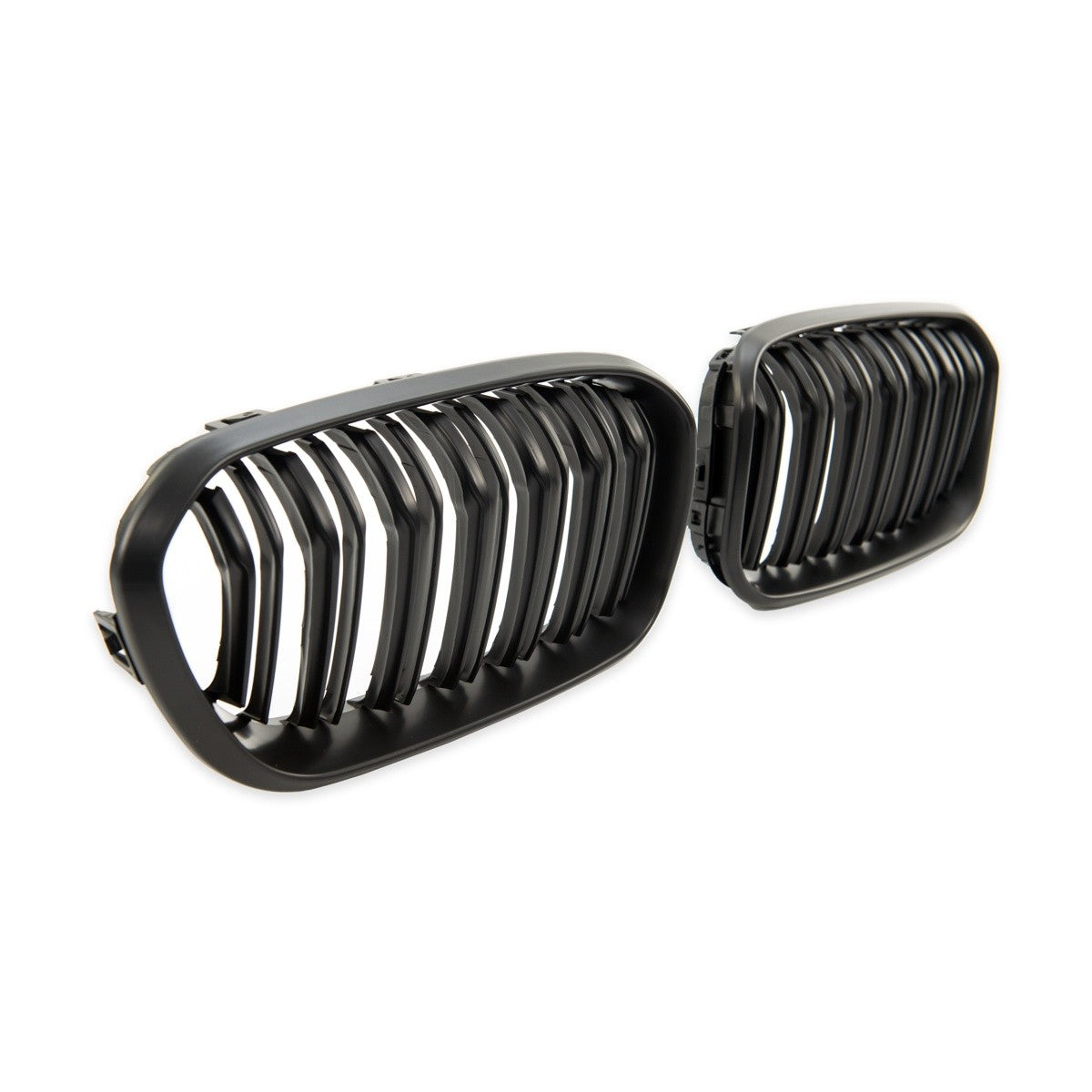 Frontgrill Dual Line Matt Schwarz passend für BMW 1er F20 F21 2015-2019