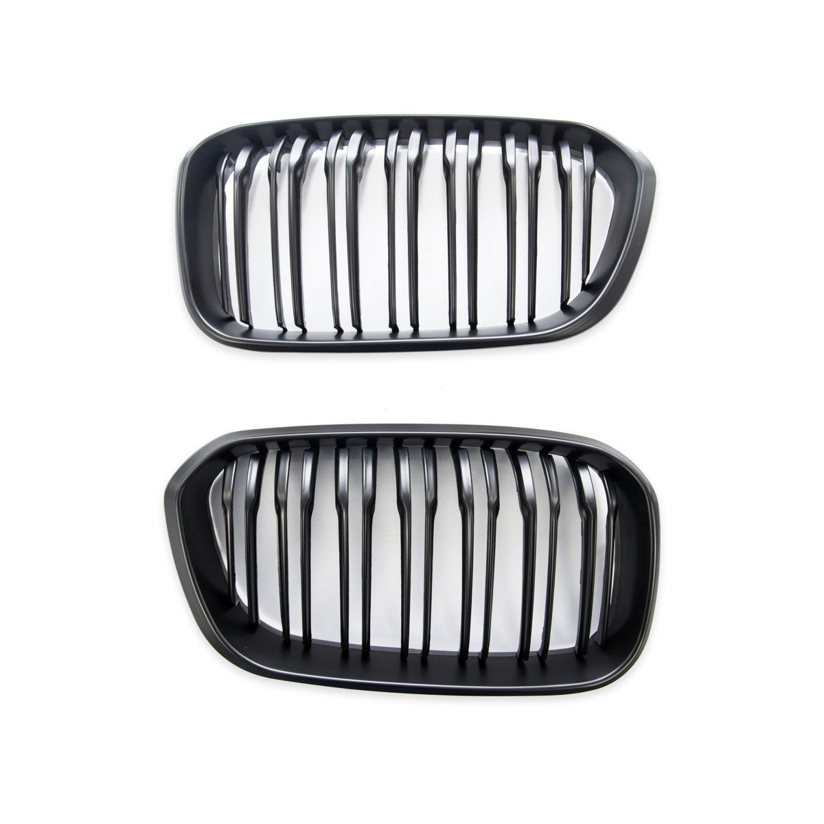 Frontgrill Dual Line Matt Schwarz passend für BMW 1er F20 F21 2015-2019