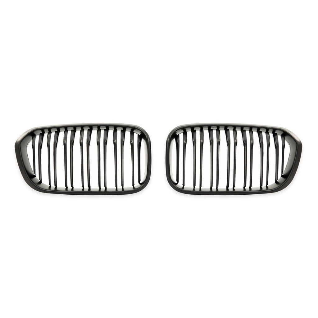 Sport Grill Dual Line Matt Schwarz BMW 1 Hatchback Facelift 2015-2019 