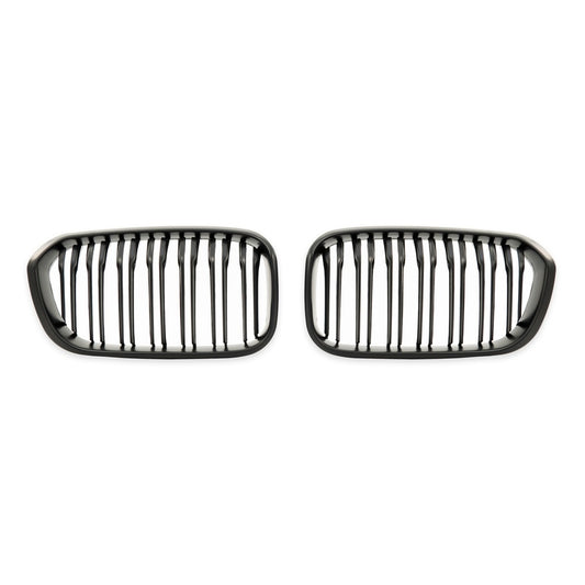 Sport Grill Dual Line Matt Schwarz BMW 1 Hatchback Facelift 2015-2019 